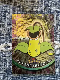 1x Victreebel #71 Holo Foil TOPPS Chrome Pokemon Card TV Animation - Image 1