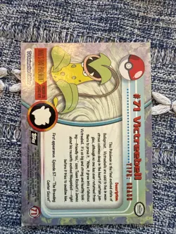 1x Victreebel #71 Holo Foil TOPPS Chrome Pokemon Card TV Animation - Image 2