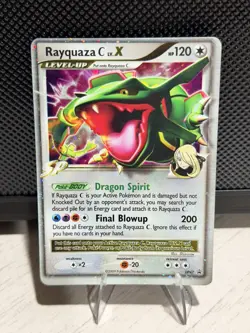 Rayquaza C LV.X 146/147 Supreme Victors 2009 Holo Rare Pokemon Card TCG - Image 1