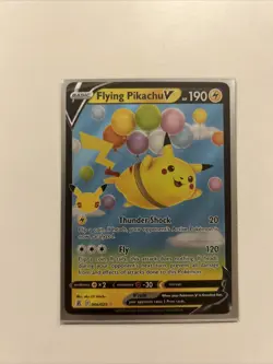Pokemon TCG Flying Pikachu v Celebrations Holo Ultra Rare Lightning Card 006/025 - Image 1