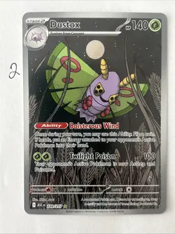 Pokemon TCG Dustox 220/217 Ascended Heroes Illustration Rare NM Card - Image 1