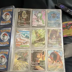 Pokemon TCG Binder Page Mixed Card Lot Holo/Foil EX Mega English - Image 3
