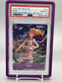 2025 One Piece "Nami Gengar" Premium Card Best Selection Vol 4 #070 PSA 10 - Image 1
