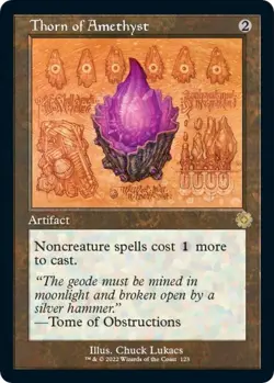 Thorn of Amethyst (Schematic) *FOIL* - The Brothers' War: Retro Frame Artifacts - Image 1