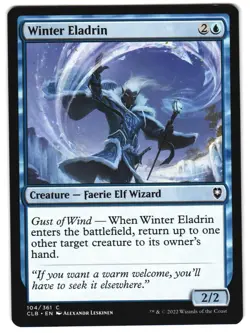 Winter Eladrin 104 Commander Legends: Battle for Baldur's Gate NM MTG - Image 1