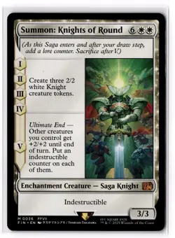 Summon: Knights of Round 36 FINAL FANTASY FIN NM - Image 1