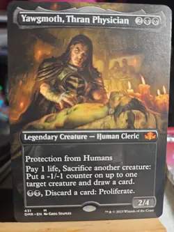 1x Yawgmoth, Thran Physician Mythic Dominaria Remastered Borderless *MagikJnkie* - Image 1