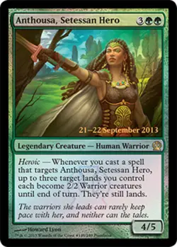 Anthousa, Setessan Hero - Foil - Prerelease Promo ~ Lightly Played Prerelease Pr - Image 1