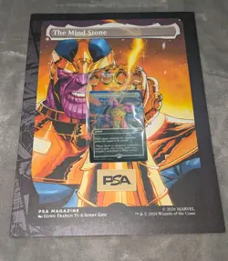MTG Swords to Plowshares PSA Magazine Promo Marvel Thanos WITH MAGAZINE - Image 1