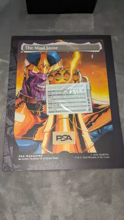 MTG Swords to Plowshares PSA Magazine Promo Marvel Thanos WITH MAGAZINE - Image 2