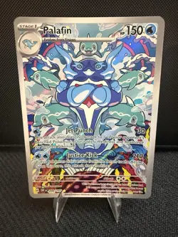 Pokemon TCG Palafin #200/197 S&V Obsidian Flames Illustration Rare NM - Image 1