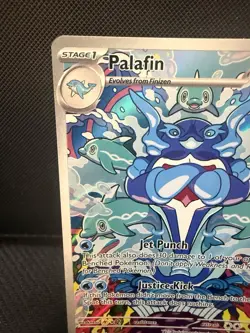 Pokemon TCG Palafin #200/197 S&V Obsidian Flames Illustration Rare NM - Image 5