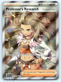 Professor's Research (Professor Sada) 240/198 Pokemon Scarlet & Violet - Image 1