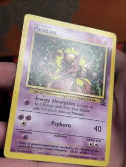 Mewtwo Black Star Promo #14 Pokemon The First Movie 2000 WoTC - Image 4
