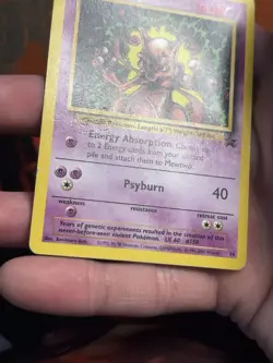 Mewtwo Black Star Promo #14 Pokemon The First Movie 2000 WoTC - Image 5