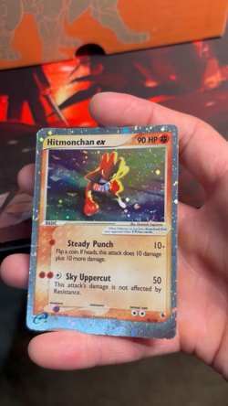 Hitmonchan ex 98/109 Ruby and Sapphire Ultra Rare *Double Swirl* Pokemon TCG HP - Image 2