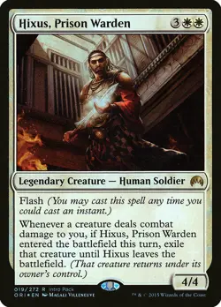 Hixus, Prison Warden - Intro Pack Promo ~ Lightly Played Unique & Misc Promos MT - Image 1