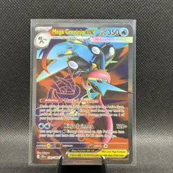 Pokemon Company Mega Greninja 100/086 EX Full Art Ultra Rare Holo - Image 1