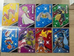 Pokemon ENSKY Battle Bromide Cards Japanese TV Tokyo Lot Of 8 - Image 1