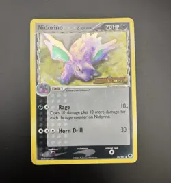 Pokemon Nidorino Delta Species Dragon Frontiers Reverse Holo 35/101 70HP - Image 1
