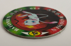 Pokemon Mini Menko Mew Mewtwo Vintage 1995 Tomy Coro Coro Comic Holo Set of 2 - Image 4