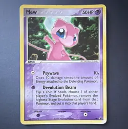 Pokemon TCG Mew 040 Trainer's Challenge Set Promo Basic 50 HP Holo Nintendo - Image 1
