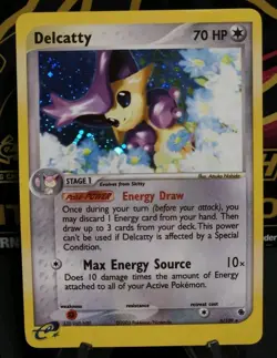 Pokemon Ex Ruby & Sapphire Delcatty #5/109 Holo Rare E-series Vintage - Image 1