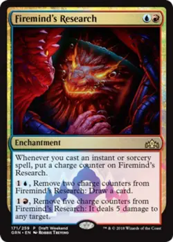 Firemind's Research - Foil Draft Weekend Promo ~ Lightly Played Unique & Misc Pr - Image 1