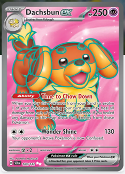 Dachsbun ex Stellar Crown 160/142 Pokemon TCG NM/M Holo - Image 1