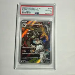 TEAM ROCKET'S HOUNDOOM 100 PSA 10 POKEMON TCG JAPANESE-GLORY OF TEAM ROCKET - Image 1