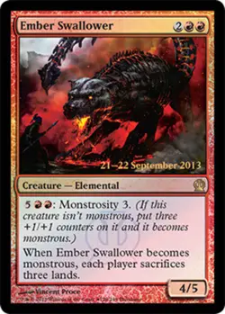 Ember Swallower - Foil - Prerelease Promo ~ Lightly Played Prerelease Promos MTG - Image 1