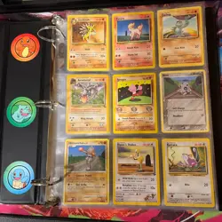 Vintage Pokemon binder collection pokemon card lot pikachu binder 1st edition - Image 1