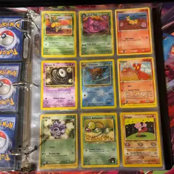 Vintage Pokemon binder collection pokemon card lot pikachu binder 1st edition - Image 2