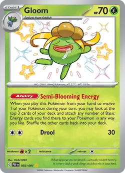Gloom (093/091) [Scarlet & Violet: Paldean Fates] Near Mint Holofoil - Image 1