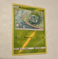 Pokemon Bulbasaur 1/73 Shining Legends Common Reverse Holo English 70HP - Image 1