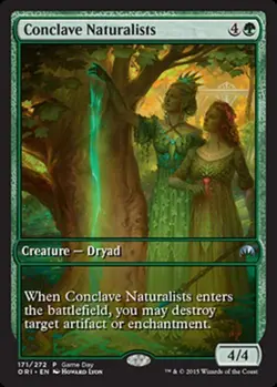 Conclave Naturalists - Game Day Promo ~ Lightly Played Unique & Misc Promos MTG - Image 1
