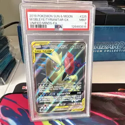 The Pokemon Company 2019 Unified Minds Mega Sableye & Tyranitar GX PSA 9 - Image 2