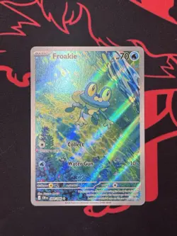 Pokemon TCG Froakie Illustration Rare- Chaos Rising, Near Mint - Image 1