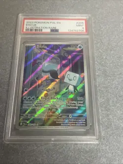 2023 POKEMON PAL EN-PALDEA EVOLVED ILLUSTRATION RARE 205/193 EISCUE PSA 9 - Image 1