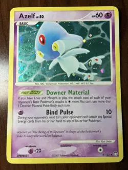 Pokemon TCG Azelf 4/123 Mysterious Treasures Holo Rare English - Image 1