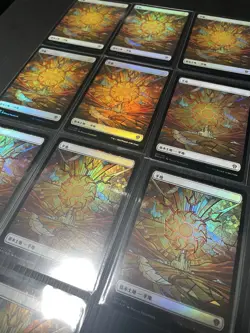 mtg dominaria united FOIL Japanese Basic land ×50 showcase Each of 10 - Image 4