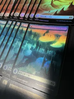 mtg tarkir dragonstorm FOIL Full art basic lands ×100 Japanese Each of 10 - Image 3
