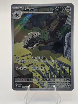 Pokemon TCG Lairon ILLUSTRATION RARE 184/167 Holo - Image 3