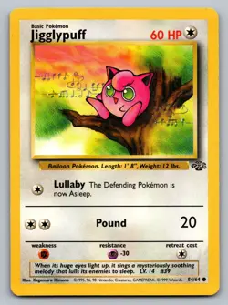 Pokemon TCG Jungle Jigglypuff 54/64 - Image 1