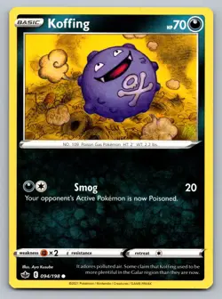 Pokemon TCG SWSH06: Chilling Reign Koffing 094/198 - Image 1