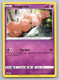 Pokemon TCG Crown Zenith Exeggcute 057/159 - Image 1