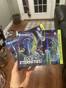 2x Magic The Gathering Edge Of Eternities Collector Omega Booster Box IN HAND - Image 1