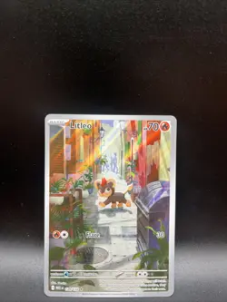 Litleo 139/132 Me01: Mega Evolution Holo Illustration Rare Pokemon - Image 1