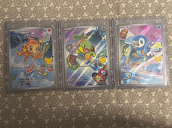 Pokemon TCG First Partner Illustrations Turtwig Piplup Chimchar 040-042 Series 1 - Image 1