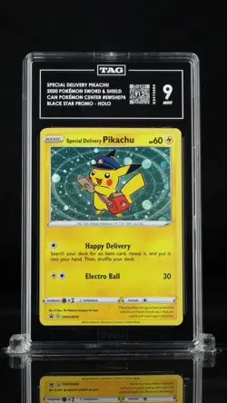 Pokemon TAG 9 Special Delivery Pikachu SWSH074 - Image 1